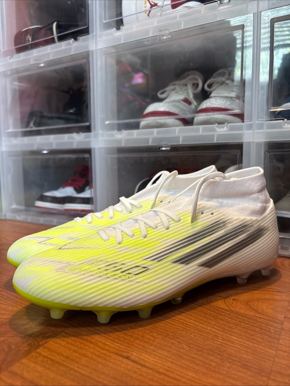 Adidas F50 Sparkfusion League Mid FG/AG JP8350 Soccer Cleats Sz 13.5W/12.5M NWOB